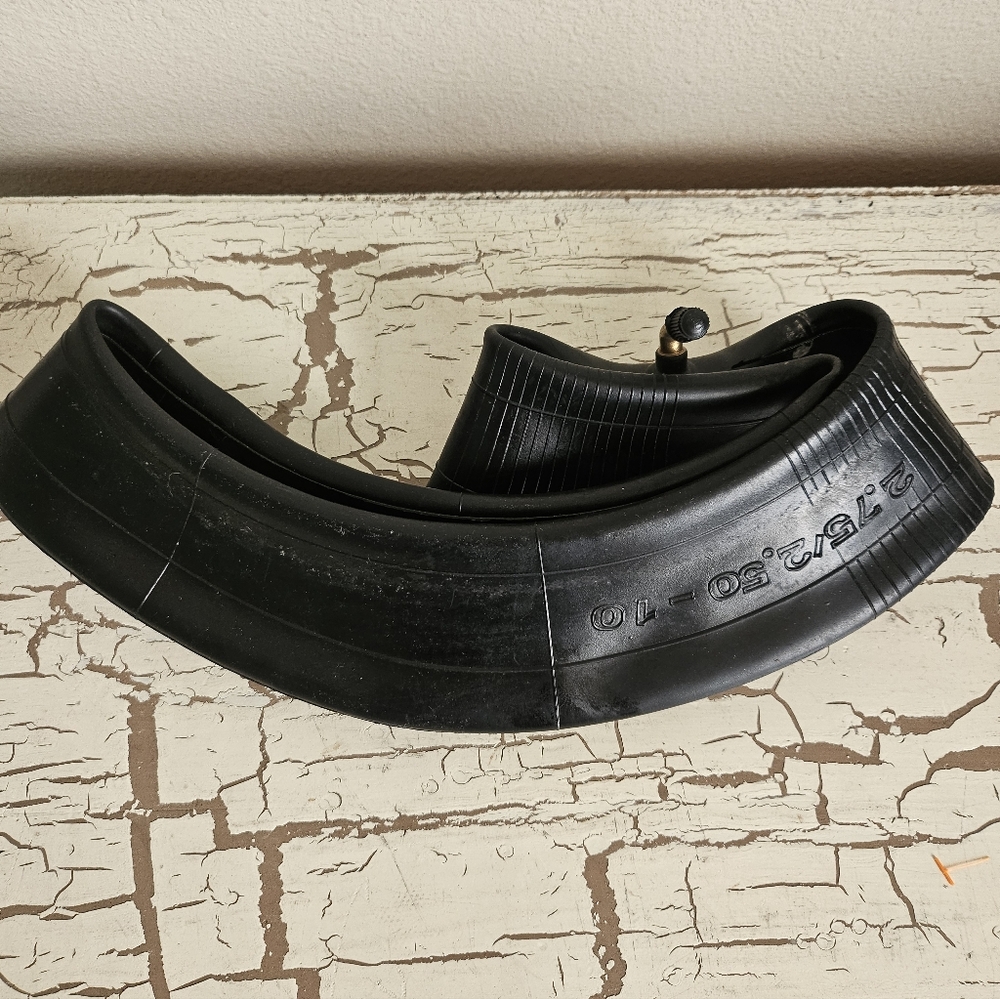 2.50/2.75-10 Dirt Bike Replacement Inner Tube Heavy Duty with TR-87 Bent Valve
